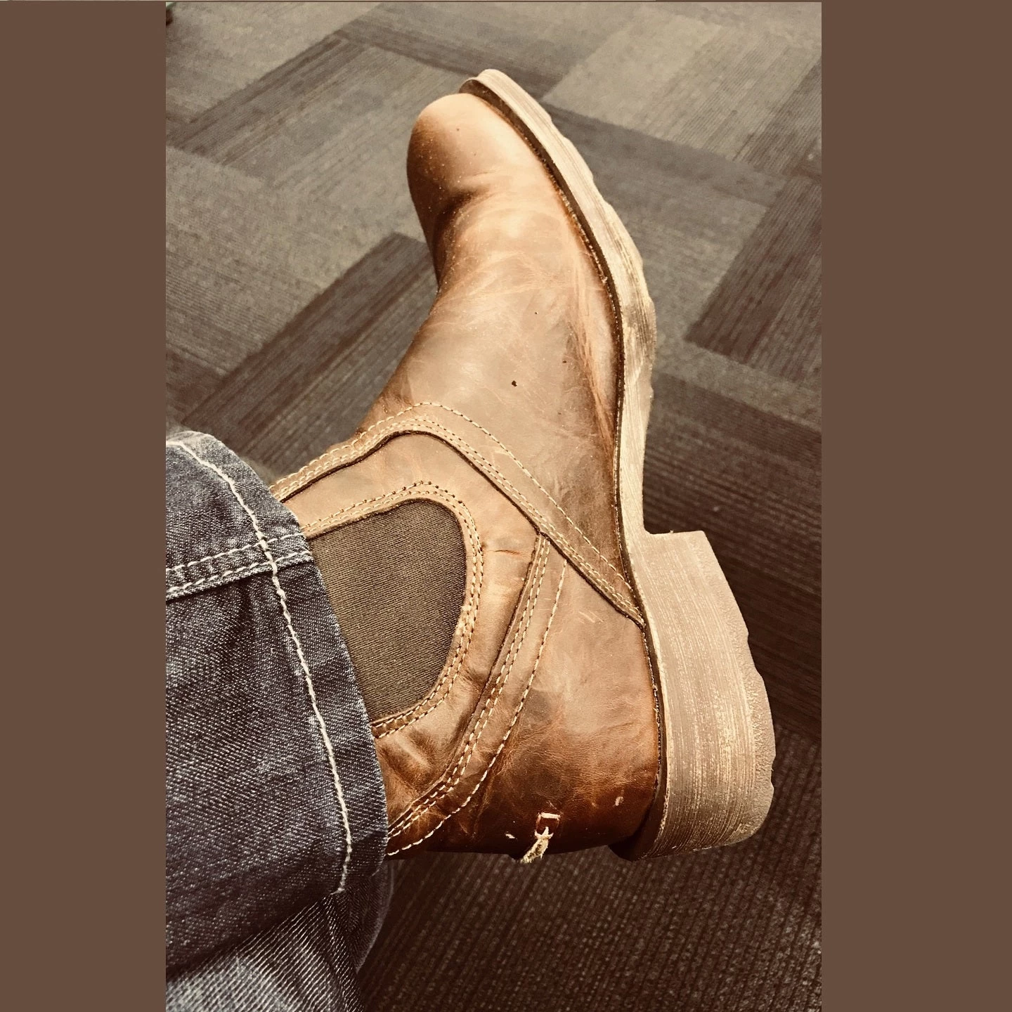 Ariat® Men's Midtown Rambler Barn Square Toe Chelsea Boots 10019868 8 Ariat® Men's Midtown Rambler Barn Square Toe Chelsea Boots 10019868 - Image 6