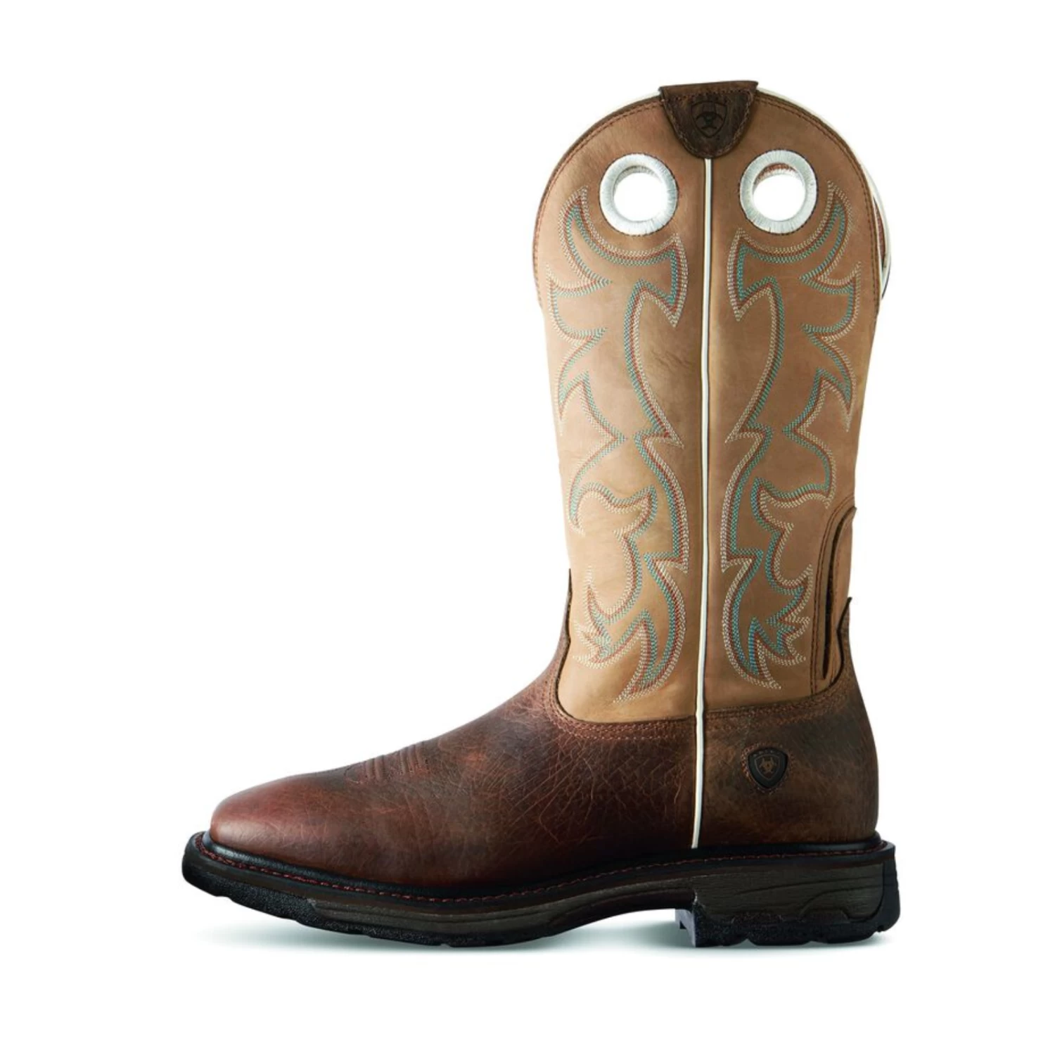 Ariat® Men's Beige Workhog Square Toe Tall Earth Boots 10008205 6 Ariat® Men's Beige Workhog Square Toe Tall Earth Boots 10008205 - Image 4