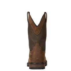 Ariat Men's Groundbreaker H2O Brown Square Toe Work Boots 10015812 -ARIAT Cowboy Gear 10015812 heel