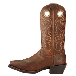 Ariat Men’s Sport Square Toe Powder Brown Boots 10017365 9 Ariat Men’s Sport Square Toe Powder Brown Boots 10017365 -ARIAT Cowboy Gear 10017365 side