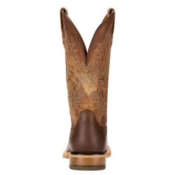 Ariat Men's Cowhand Adobe Clay & Taupe Leather Western Boots 10017381 -ARIAT Cowboy Gear 10017381 heel