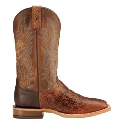 Ariat Men's Cowhand Adobe Clay & Taupe Leather Western Boots 10017381 -ARIAT Cowboy Gear 10017381 side