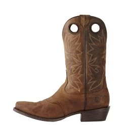Ariat® Men's Circuit Striker Weathered Brown Square Toe Boot 10019974 10 Ariat® Men's Circuit Striker Weathered Brown Square Toe Boot 10019974 -ARIAT Cowboy Gear 10019974 side