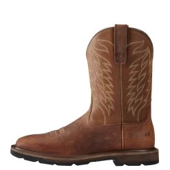 Ariat® Men's Groundbreaker Square Soft Toe Boots 10020059 -ARIAT Cowboy Gear 10020059 side