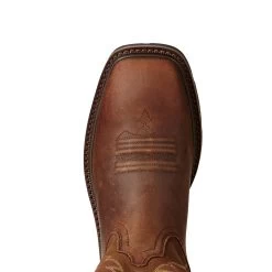 Ariat® Men's Groundbreaker Square Soft Toe Boots 10020059 -ARIAT Cowboy Gear 10020059 toe