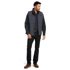 Ariat® Men's Crius Slate Grey Insulated Concealed Carry Vest 10028382 -ARIAT Cowboy Gear 10028382 full