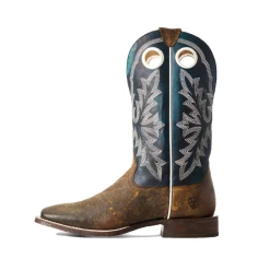 Ariat® Men's Circuit Champ Woodsmoke & Deep Azul Western Boots 10029686 11 Ariat® Men's Circuit Champ Woodsmoke & Deep Azul Western Boots 10029686 -ARIAT Cowboy Gear 10029686b