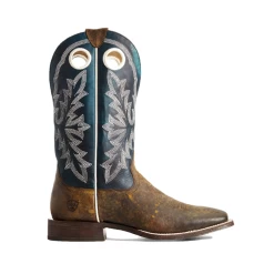 Ariat® Men's Circuit Champ Woodsmoke & Deep Azul Western Boots 10029686 10 Ariat® Men's Circuit Champ Woodsmoke & Deep Azul Western Boots 10029686 -ARIAT Cowboy Gear 10029686c
