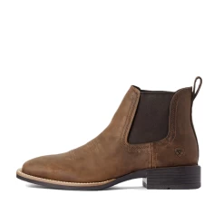 Ariat® Men's Booker Ultra Distressed Tan Square Toe Boots 10031452 -ARIAT Cowboy Gear 10031452c