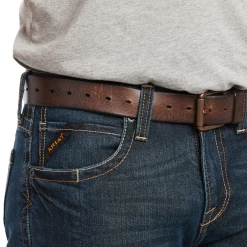 Ariat® Men's Rebar M7 Slim Dura Stretch Straight Leg Denim Jeans 10034628 -ARIAT Cowboy Gear 10034628b