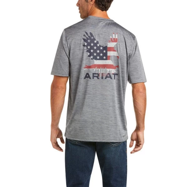 Ariat Men's Charger Rock Climb Graphic Eagle Short Sleeve Tee 10036148 4 Ariat Men's Charger Rock Climb Graphic Eagle Short Sleeve Tee 10036148 - Image 2