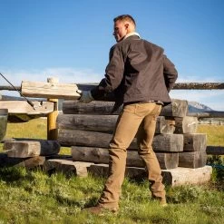 Ariat Men's M7 Rocker Stretch Grizzly Straight Whiskey Jeans 10036875 10 Ariat Men's M7 Rocker Stretch Grizzly Straight Whiskey Jeans 10036875 -ARIAT Cowboy Gear 10036875 lifestyle