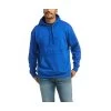 Ariat® Men's Basic Cobalt Embossed Hoodie 10037259 -ARIAT Cowboy Gear 10037259 front