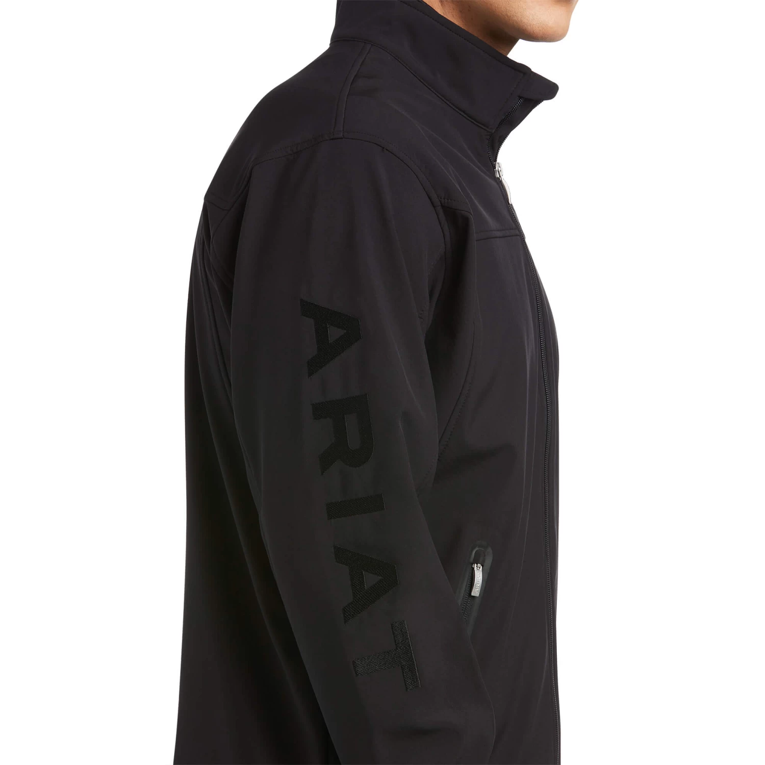 Ariat Men's New Team Black Softshell Jacket 10037399 5 Ariat Men's New Team Black Softshell Jacket 10037399 - Image 3