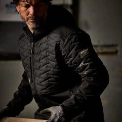 Ariat® Men's Rebar Cloud 9 Insulated Black Jacket 10037509 7 Ariat® Men's Rebar Cloud 9 Insulated Black Jacket 10037509 -ARIAT Cowboy Gear 10037509 lifestyle