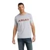 Ariat® Men's Dusk Fill Athletic Heather Short Sleeve T-Shirt 10038180 -ARIAT Cowboy Gear 10038180 front