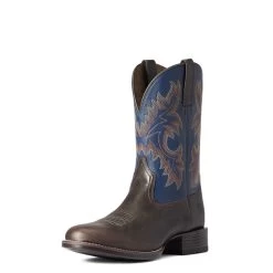 Ariat Men's Stockman Ultra Wicker/Federal Blue Western Boots 10038366 11 Ariat Men's Stockman Ultra Wicker/Federal Blue Western Boots 10038366 -ARIAT Cowboy Gear 10038366 3 4 front