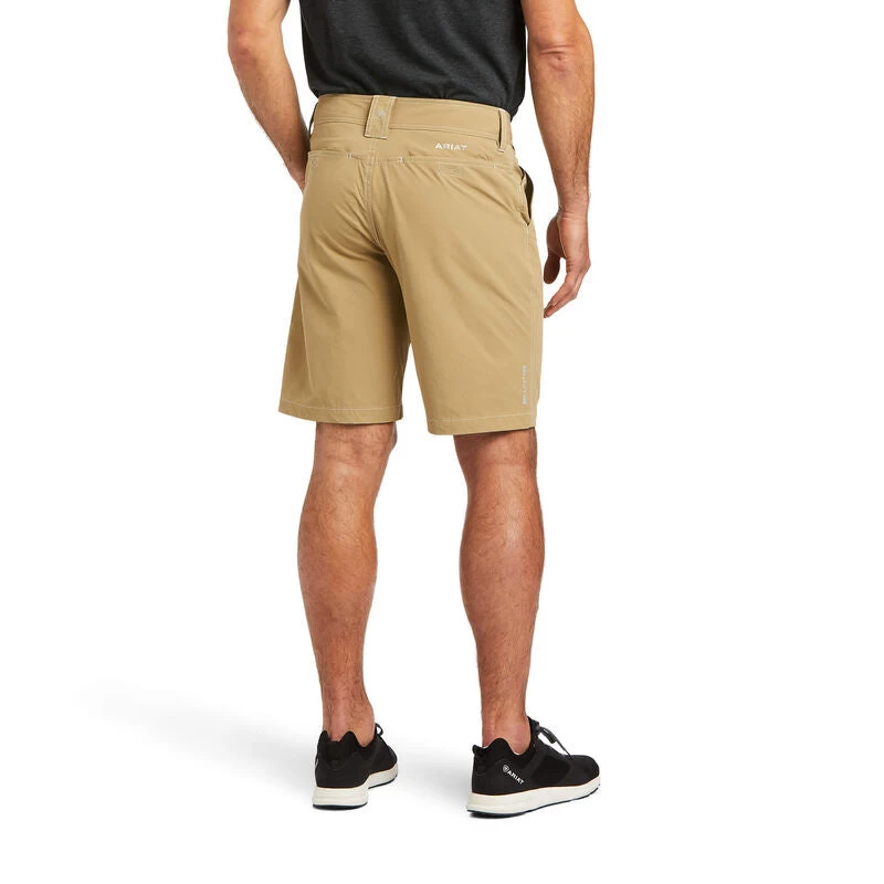 Ariat Men's Tek Incense Khaki Wash Shorts 10039804 4 Ariat Men's Tek Incense Khaki Wash Shorts 10039804 - Image 2