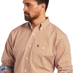 Ariat® Men's Relentless Braiding Stretch Button Down Shirt 10040712 -ARIAT Cowboy Gear 10040712D