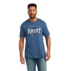 Ariat® Men's 93 Shield Sailor Blue T-Shirt 10040879 -ARIAT Cowboy Gear 10040879A