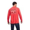Ariat Men Charger Red Liberty Graphic T-Shirt 10040996 1 Ariat Men Charger Red Liberty Graphic T-Shirt 10040996 -ARIAT Cowboy Gear 10040996 back