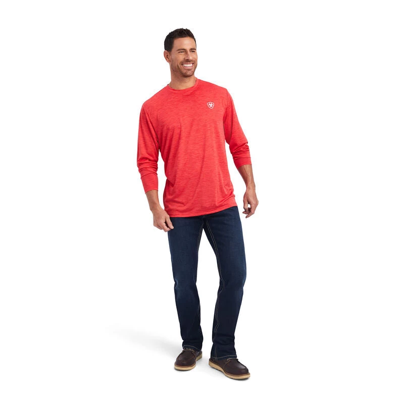 Ariat Men Charger Red Liberty Graphic T-Shirt 10040996 5 Ariat Men Charger Red Liberty Graphic T-Shirt 10040996 - Image 3