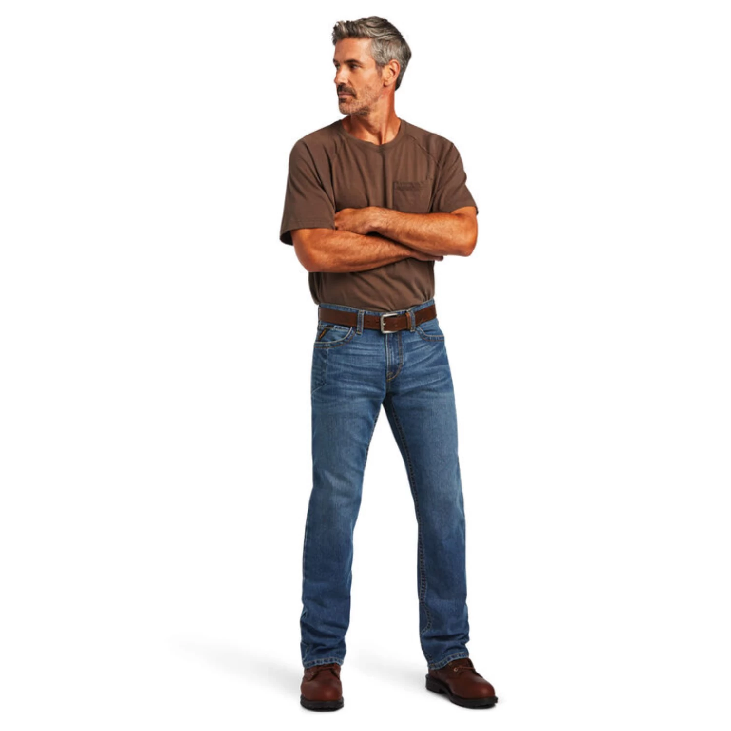 Ariat® Men's Rebar M7 DuraStretch™ Edge Straight Leg Jeans 10041081 8 Ariat® Men's Rebar M7 DuraStretch™ Edge Straight Leg Jeans 10041081 - Image 6