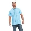 Ariat Men's VenTEK™ Outbound Baltic Sea Button Down Shirt 10041120 -ARIAT Cowboy Gear 10041120 front