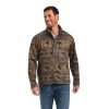 Ariat® Men's Caldwell Brindle-Wood Brown Full Zip Jacket 10041525 -ARIAT Cowboy Gear 10041525a