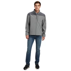 Ariat® Men's Vernon 2.0 Jetty Gray Softshell Jacket 10041609 -ARIAT Cowboy Gear 10041609 4