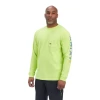 Ariat® Men's Rebar Cotton Strong Graphic Lime Green And Blue T-Shirt 10041625 1 Ariat® Men's Rebar Cotton Strong Graphic Lime Green And Blue T-Shirt 10041625 -ARIAT Cowboy Gear 10041625b