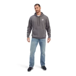 Ariat® Men's Southwest Shield Black Heather Pullover Hoodie 10041717 10 Ariat® Men's Southwest Shield Black Heather Pullover Hoodie 10041717 -ARIAT Cowboy Gear 10041717e