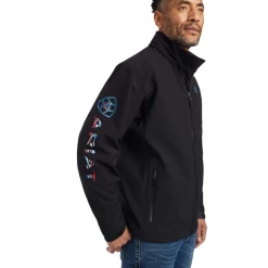 Ariat® Men's Logo 2.0 Chimayo Black Zip Jacket 10042187 -ARIAT Cowboy Gear 10042187d