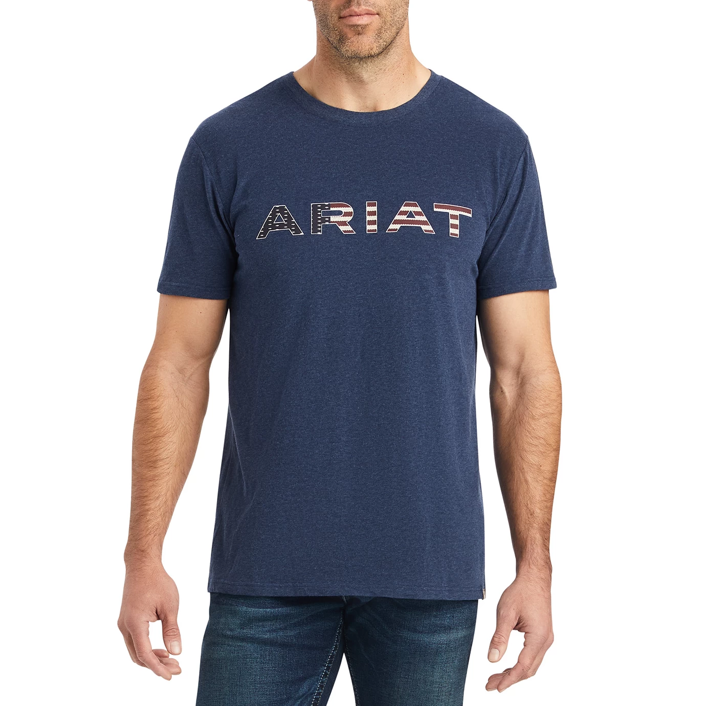 Ariat® Men's Chimayo Navy Heather Graphic T-Shirt 10042193 4 Ariat® Men's Chimayo Navy Heather Graphic T-Shirt 10042193 - Image 2
