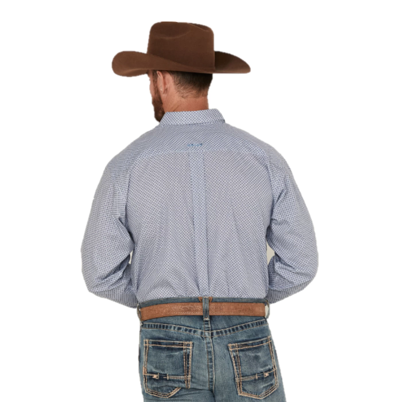 Ariat® Men's Wrinkle Free Isaac White Button Down Shirt 10042324 4 Ariat® Men's Wrinkle Free Isaac White Button Down Shirt 10042324 - Image 2