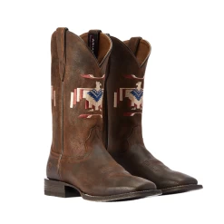 Ariat® Men's Circuit Thunderbird Chimayo Saddle Up Brown Boots 10042499 -ARIAT Cowboy Gear 10042499E