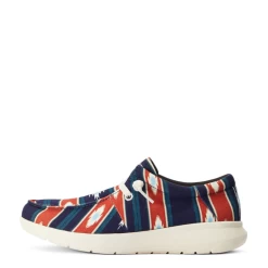 Ariat® Men's Hilo Flex Chimayo Cristo Navy Slip On Shoes 10042581 -ARIAT Cowboy Gear 10042581f