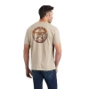 Ariat® Men's Star Oatmeal Heather Graphic T-shirt 10042762 1 Ariat® Men's Star Oatmeal Heather Graphic T-shirt 10042762 -ARIAT Cowboy Gear 10042762b