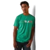 Ariat® Men's Viva Mexico Independent SMU Green T-Shirt 10043067 -ARIAT Cowboy Gear 10043067
