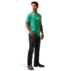 Ariat® Men's Viva Mexico Independent SMU Green T-Shirt 10043067 7 Ariat® Men's Viva Mexico Independent SMU Green T-Shirt 10043067 -ARIAT Cowboy Gear 10043067 2