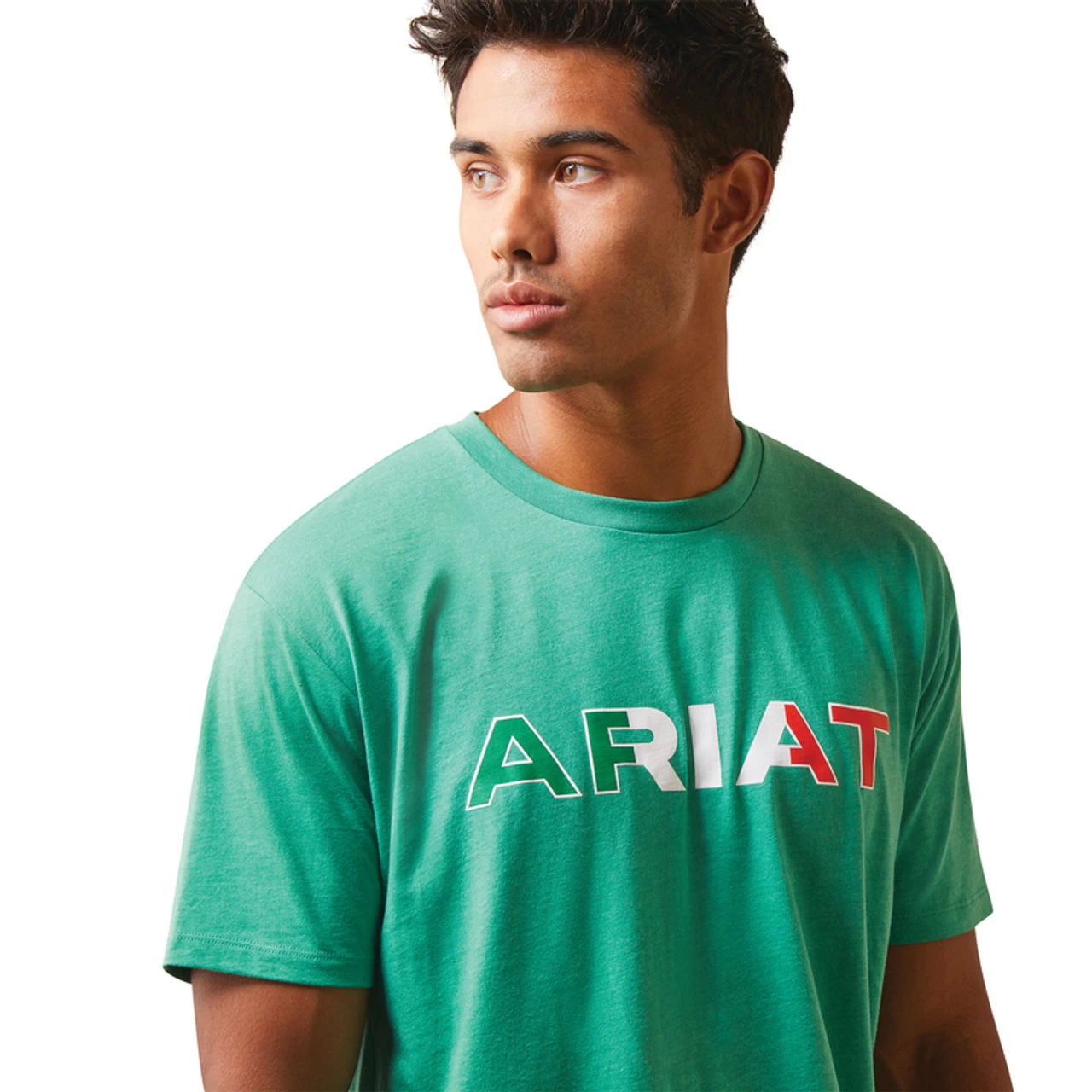 Ariat® Men's Viva Mexico Independent SMU Green T-Shirt 10043067 5 Ariat® Men's Viva Mexico Independent SMU Green T-Shirt 10043067 - Image 3