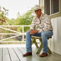 Ariat® Men's M7 Slim Fit Light Wash Straight Leg Jeans 10043187 -ARIAT Cowboy Gear 10043187g