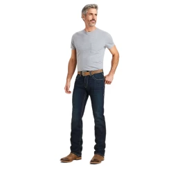 Ariat® Men's M5 Roadhouse Dark Wash Straight Leg Jeans 10043189 -ARIAT Cowboy Gear 10043189c