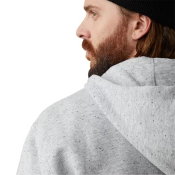 Ariat® Men's Rebar Workman 1/4 Zip Heather Grey Hoodie 10043367 11 Ariat® Men's Rebar Workman 1/4 Zip Heather Grey Hoodie 10043367 -ARIAT Cowboy Gear 10043367f