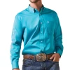 Ariat® Men's Team Logo Classic Blue Bird Button Down Shirt 10043520 -ARIAT Cowboy Gear 10043520c
