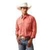Ariat® Men's Retro Fit Jurlington Faded Brick Snap Shirt 10043647 -ARIAT Cowboy Gear 10043647a