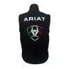 Ariat® Men's Mexico New Team Black Softshell Vest 10043951 2 Ariat® Men's Mexico New Team Black Softshell Vest 10043951 -ARIAT Cowboy Gear 10043951B
