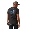 Ariat® Men's Logoscape Charcoal Heather Graphic T-Shirt 10044775 -ARIAT Cowboy Gear 10044775a