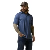 Ariat® Men's Charger 2.0 Fitted Navy Blue Polo 10045032 1 Ariat® Men's Charger 2.0 Fitted Navy Blue Polo 10045032 -ARIAT Cowboy Gear 10045032c