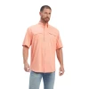 Ariat Men's VentTEK™ Outbound Peach Pink Button Down Shirt 10041123 2 Ariat Men's VentTEK™ Outbound Peach Pink Button Down Shirt 10041123 -ARIAT Cowboy Gear 1123